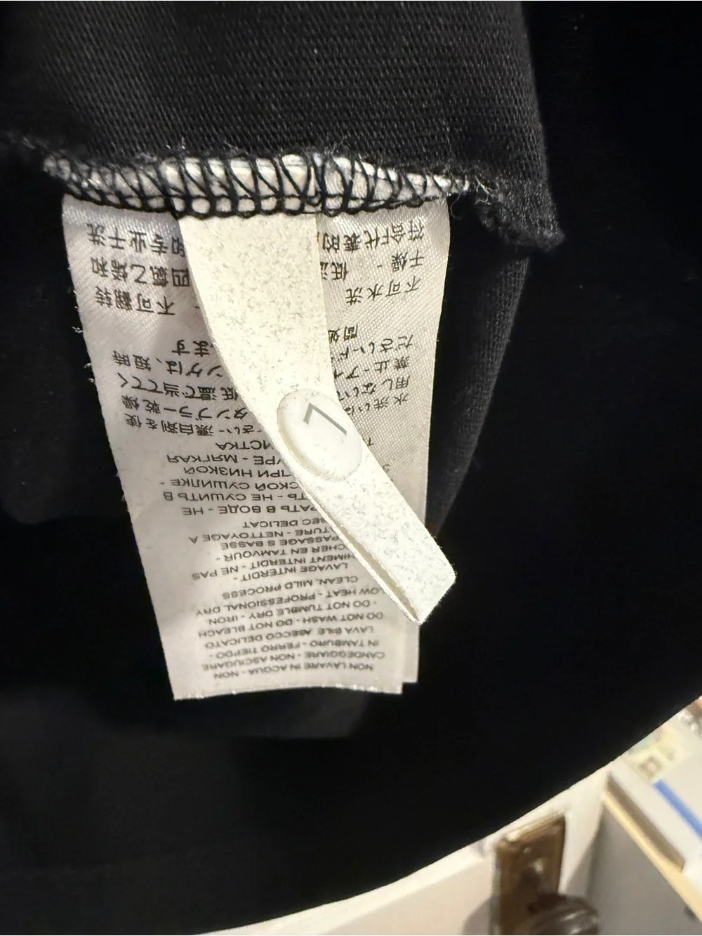 Gucci Black T-Shirt with White Logo